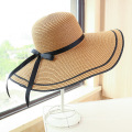 Summer Big Brim  Fashion Sweet Seaside Beach Foldable Sun Protection Straw Hat